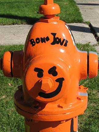 Orange Hydrant, Bon Jovi- Madison and Wisconsin